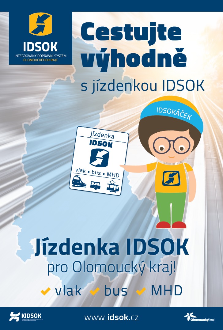 Ilustrační foto - Olomoucký kraj pokračuje v propagaci jednotné jízdenky - IDSOK 1