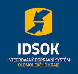 Logo IDSOK (Integrovaný dopravní systém Olomouckého kraje)