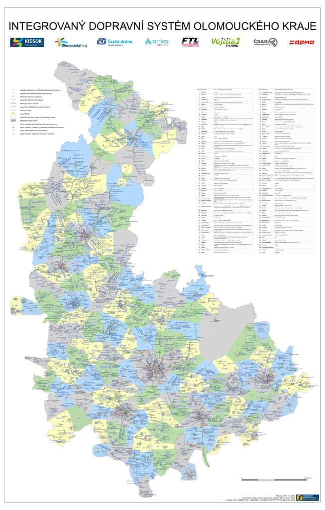 Ilustrační foto - Mapa zón v IDSOK - IDSOK 1