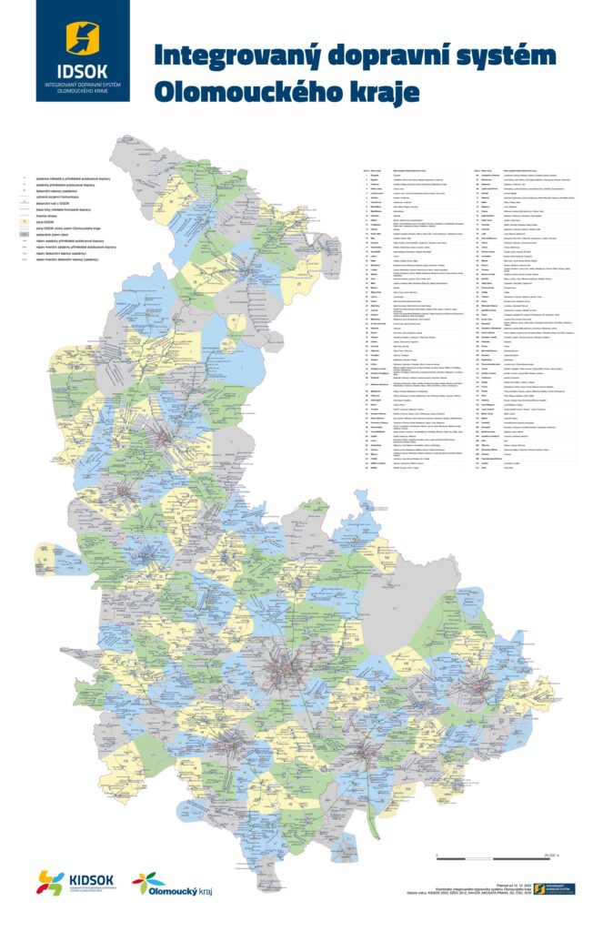 Ilustrační foto - Mapa zón v IDSOK - IDSOK 1