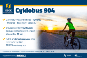 Ilustrační foto - Poznejte krásy Jeseníků a šlápněte do pedálů s cyklobusem 904 - IDSOK 1
