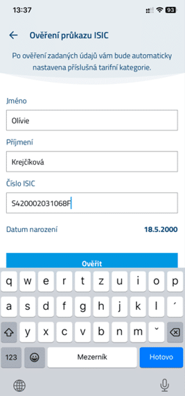 Ilustrační foto - Online ověření průkazu ISIC - IDSOK 4 Ilustrační foto - Online ověření průkazu ISIC - IDSOK 3